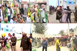 Farmers Protest: ਬਠਿੰਡਾ ਜਾਣ ਲਈ ਇਕੱਤਰ ਹੋਏ ਕਿਸਾਨਾਂ ਤੇ ਪੁਲਿਸ ਦਰਮਿਆਨ ਹੋਈ ਧੱਕਾਮੁੱਕੀ