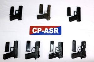 Punjab Police: ਪੰਜਾਬ ਪੁਲਿਸ ਨੇ ਹਥਿਆਰ ਤਸਕਰੀ ਨੈੱਟਵਰਕ ਦਾ ਕੀਤਾ ਪਰਦਾਫਾਸ਼, 7 ਪਿਸਤੌਲ ਬਰਾਮਦ