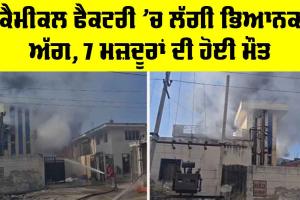 Rajasthan News: ਕੈਮੀਕਲ ਫੈਕਟਰੀ ’ਚ ਭਿਆਨਕ ਅੱਗ, 7 ਮਜ਼ਦੂਰ ਜਿੰਦਾ ਸੜੇ
