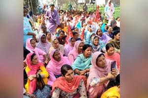 Mid-Day Meal Workers Protest: ਮਿਡ-ਡੇ-ਮੀਲ ਅਤੇ ਆਸ਼ਾ ਵਰਕਰਾਂ ਨੇ ਸਪੀਕਰ ਸੰਧਵਾਂ ਦੇ ਦਫ਼ਤਰ ਮੂਹਰੇ ਦਿੱਤਾ ਧਰਨਾ