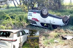 Road Accident: ਲਹਿਰਾਗਾਗਾ ਸੁਨਾਮ ਰੋਡ ’ਤੇ ਫਿਰ ਵਾਪਰਿਆ ਹਾਦਸਾ, ਜਾਨੀ ਨੁਕਸਾਨ ਤੋਂ ਬਚਾਅ