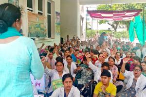 Health Workers Protest: ਐਸਮਾ ਐਕਟ ਦਾ ਵੀ ਨਹੀਂ ਰਿਹਾ ਡਰ, ਨਰਸਾਂ ਦੀ ਹੜਤਾਲ ਜਾਰੀ