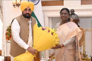 Bhagwant Mann: ਭਗਵੰਤ ਮਾਨ ਨੇ ਰਾਸ਼ਟਰਪਤੀ ਮੁਰਮੂ ਨਾਲ ਕੀਤੀ ਮੁਲਾਕਾਤ, 'ਲੋਕਤੰਤਰ ਦੀ ਹੱਤਿਆ' ਵਿਰੁੱਧ ਉਠਾਈ ਆਵਾਜ਼
