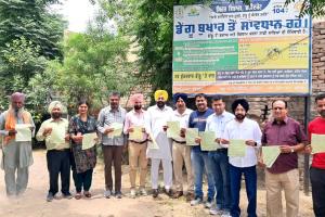 National Dengue Day: ਸਿਹਤ ਵਿਭਾਗ ਵੱਲੋਂ ਰਾਸ਼ਟਰੀ ਡੇਂਗੂ ਦਿਵਸ ਮਨਾਇਆ