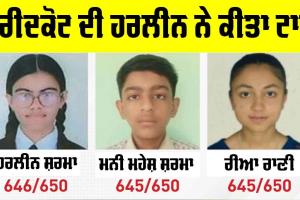PSEB 10th Result: ਫਰੀਦਕੋਟ ਦੀ ਹਰਲੀਨ ਨੇ ਕੀਤਾ ਟਾਪ, ਦੂਜੇ ਤੇ ਤੀਜੇ ਨੰਬਰ ’ਤੇ ਰਹੇ ਇਹ ਵਿਦਿਆਰਥੀ, ਵੇਖੋ ਸੂਚੀ