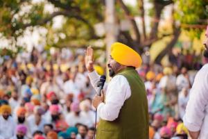 Punjab: ਭਾਜਪਾ ਤੋਂ ਸਾਵਧਾਨ ਰਹੋ, ਜੇ ਭਾਜਪਾ ਸੱਤਾ 'ਚ ਆਈ ਤਾਂ ਉਹ ਤਿੰਨ ਕਾਲੇ ਖੇਤੀ ਕਾਨੂੰਨ ਲਾਗੂ ਕਰ ਦੇਣਗੇ: ਭਗਵੰਤ ਸਿੰਘ ਮਾਨ