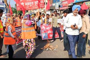 Safai Sevak Protest: ਸਫ਼ਾਈ ਕਰਮਚਾਰੀਆਂ ਨੇ ਕੀਤਾ ਘੱਗਾ ਵਿਖੇ ਭਾਰੀ ਰੋਸ ਪ੍ਰਦਰਸ਼ਨ