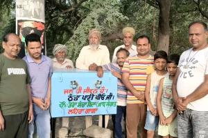 Welfare Work: ਡੇਰਾ ਪ੍ਰੇਮੀਆਂ ਦਾ ਸ਼ਲਾਘਾਯੋਗ ਉਪਰਾਲਾ:ਤਪਦੀ ਗਰਮੀ ’ਚ ਰਾਹਗੀਰਾਂ ਲਈ ਲਗਾਈ ਠੰਢੇ ਪਾਣੀ ਦੀ ਟੈਂਕੀ