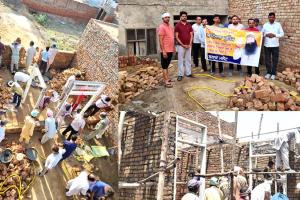 Welfare Works Malout: 16 ਘੰਟਿਆਂ ’ਚ ਹੀ ਲੋੜਵੰਦ ਪਰਿਵਾਰ ਨੂੰ ਬਲਾਕ ਮਲੋਟ ਦੀ ਸਾਧ-ਸੰਗਤ ਨੇ ਬਣਾ ਕੇ ਦਿੱਤਾ ਪੱਕਾ ਮਕਾਨ