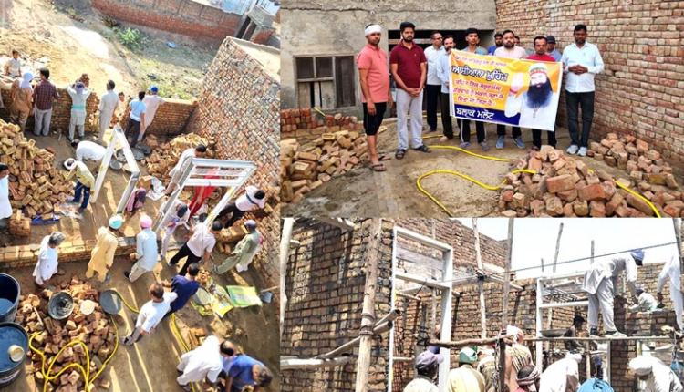 Welfare Works Malout: 16 ਘੰਟਿਆਂ ’ਚ ਹੀ ਲੋੜਵੰਦ ਪਰਿਵਾਰ ਨੂੰ ਬਲਾਕ ਮਲੋਟ ਦੀ ਸਾਧ-ਸੰਗਤ ਨੇ ਬਣਾ ਕੇ ਦਿੱਤਾ ਪੱਕਾ ਮਕਾਨ