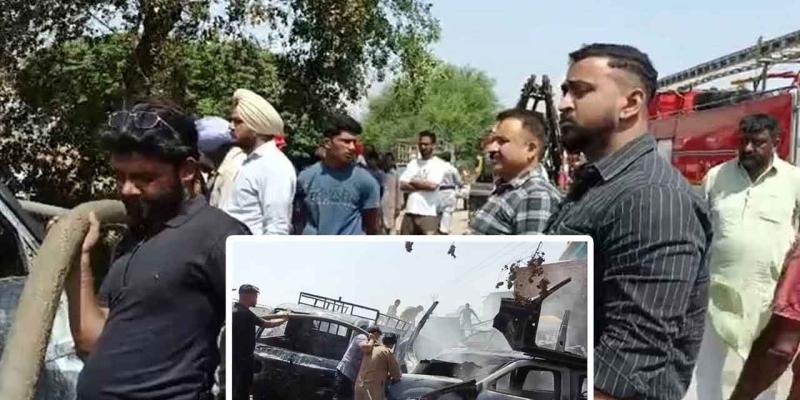 Moga News: ਵਰਕਸ਼ਾਪ ਵਿੱਚ ਲੱਗੀ ਭਿਆਨਕ ਅੱਗ ਕਾਰਨ ਕਈ ਕਾਰਾ ਸੜ ਕੇ ਸੁਆਹ