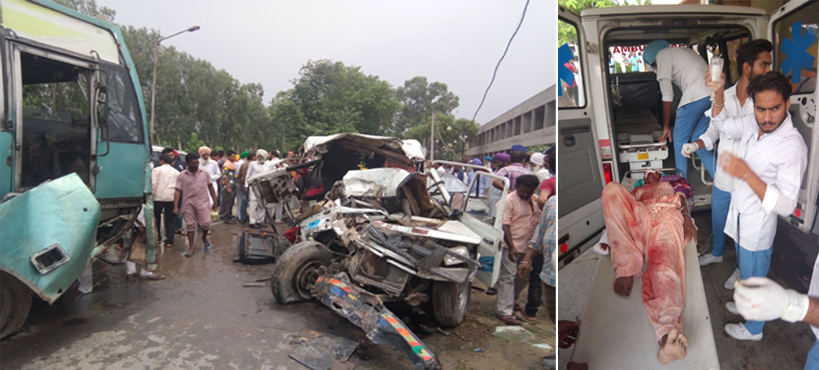 Road, Accident, Death, Five, People, Including, Driver, Bhog ceremony