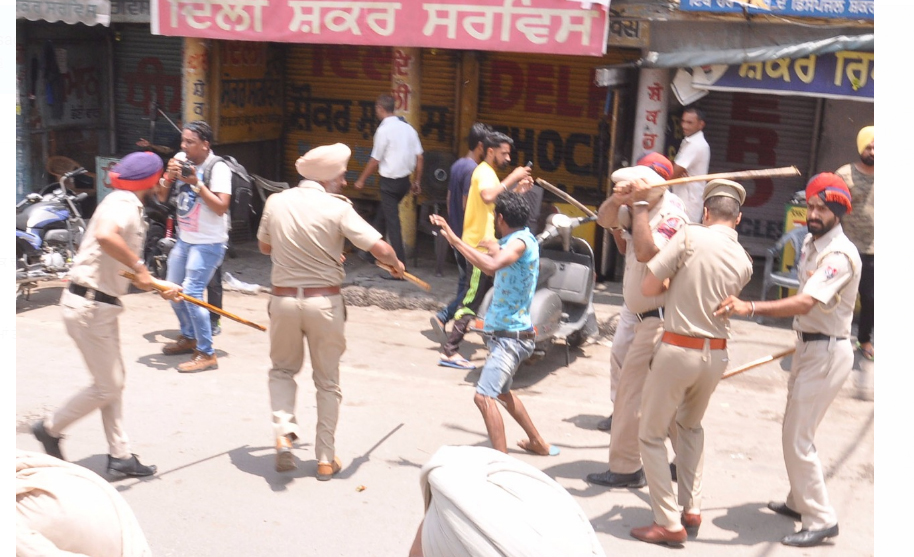 Patiala, Police, Lathi Charge, Dharna, Murder Case