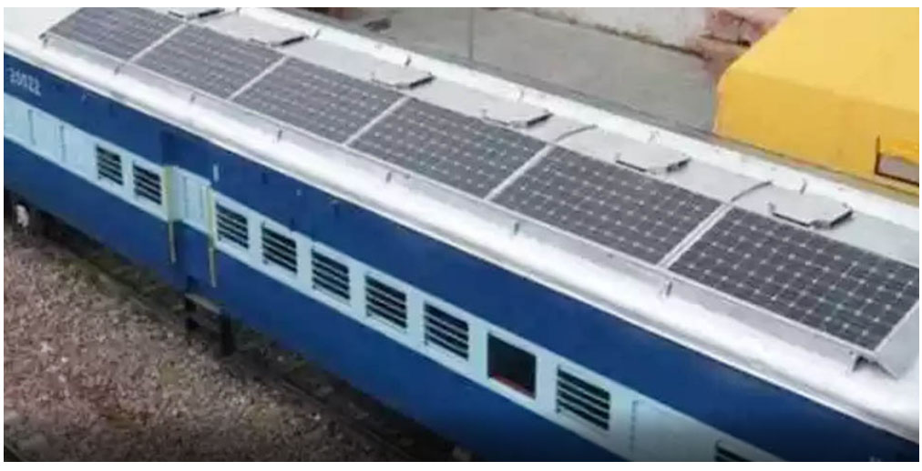 Trains,Feature, Solar Panels, Indian Railway, Project