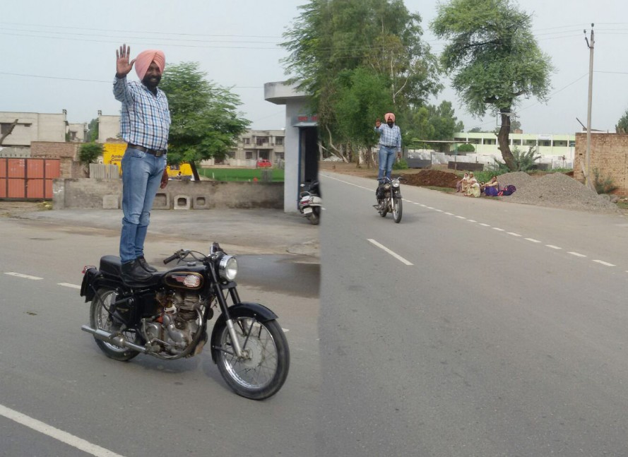 Stunt, Policeman, Punjab Police, Guruharsahai