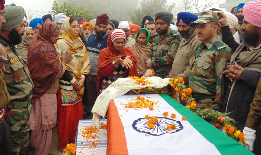 Martyr,  Jagsir Singh, Funeral. Government, Honors