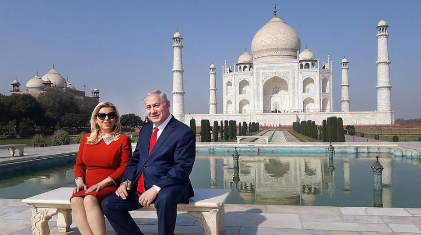 Taj Mahal, Agra, Tour, Israel, PM, Benjamin Netanyahu