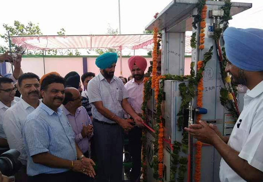 Kahan Singh Pannun, Chairman, Pollution, Control, Board, Commemorates, First, CNG, Mother, Station, Punjab