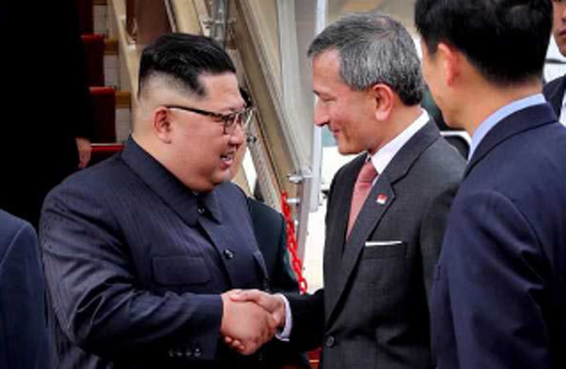 Kim Jong, Arrives, Top, Summit, Singapore