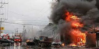 Van, Blast, Philippines, 10 Deaths