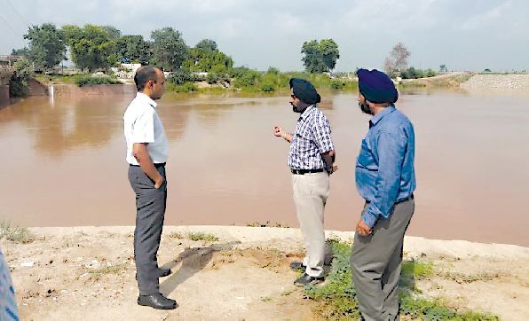 Visit, Ghaggar River, DC, Review, Situation