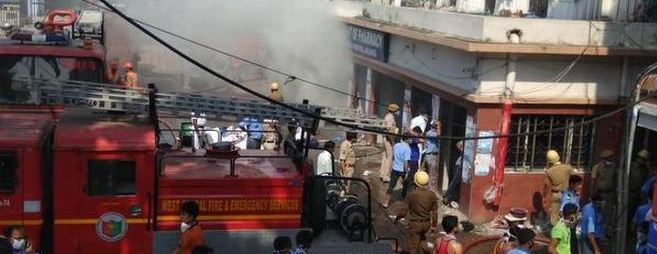 Fire, Kolkata, Medical, College, Campus