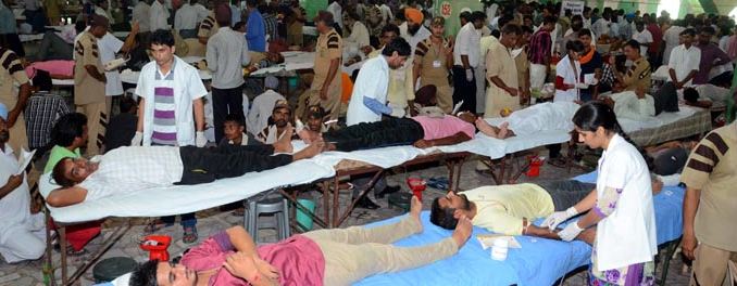 Blood, Donation, Camp, Dera, Sacha, Sauda, Today