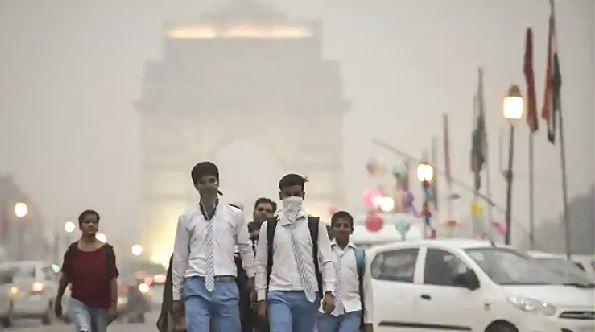 Damp Cloth Dipped, Delhi, Pollution Alarming Level
