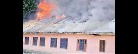 Fire, Government School, Kupwara