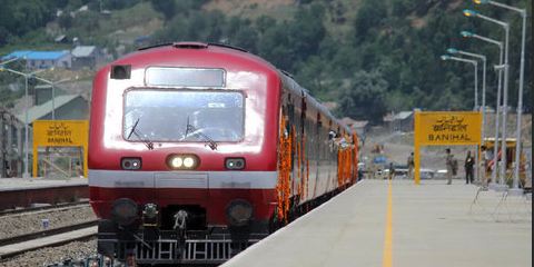 Rail Service, Disrupted, Kashmir