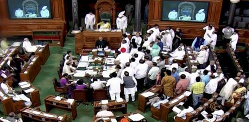 Ruckus Question time, In Lok Sabha Disrupted