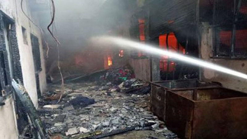Millions of losses in factory fire