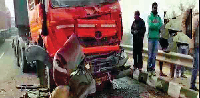 Eight dead in a road accident in Haryana