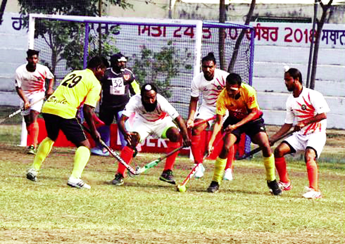 Punjab & Sind Bank, EME and Corps of Singlens, reached the quarter-finals
