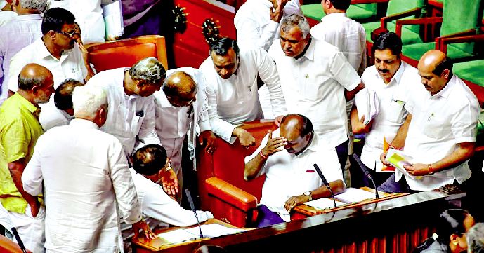 Karnataka, Legislative, Assembly, Adjourned, Today Majority Test