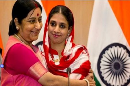 Geeta, Sushma Swaraj, Shocked