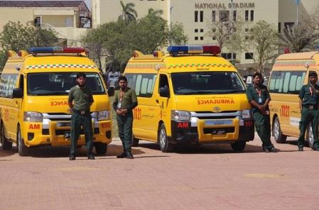 Pakistan, T emporarily Hold, service Ambulance