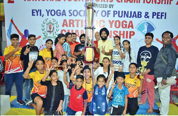 National, Yoga Competition, Punjab, Wins , Trophy