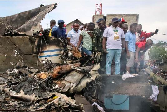 Plane, Crash, Congo, 29 Died