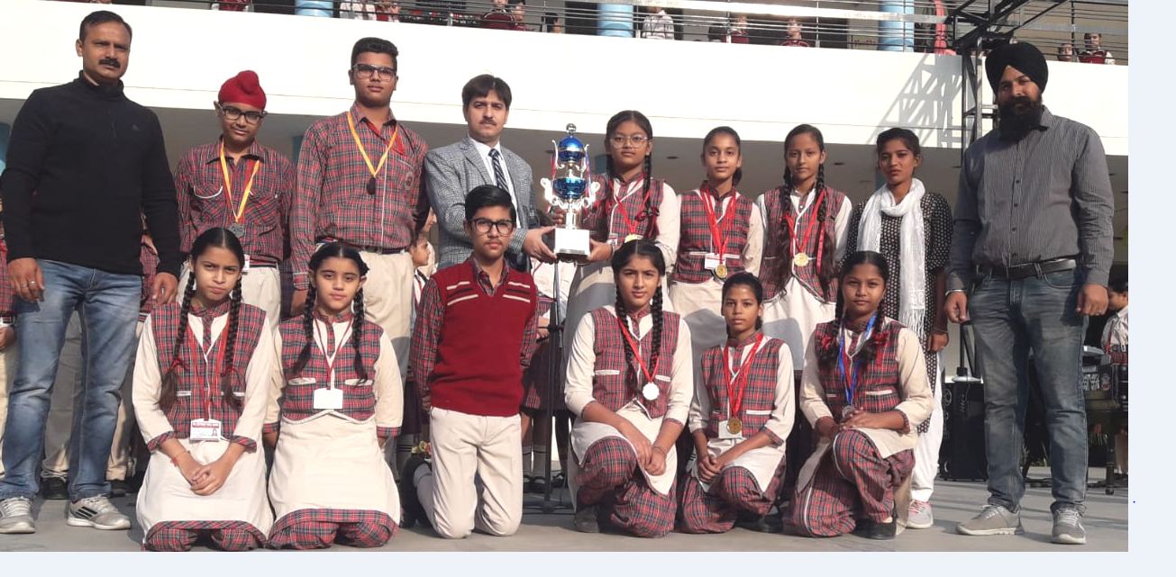 Students,  DAV School,  Won 8 medals