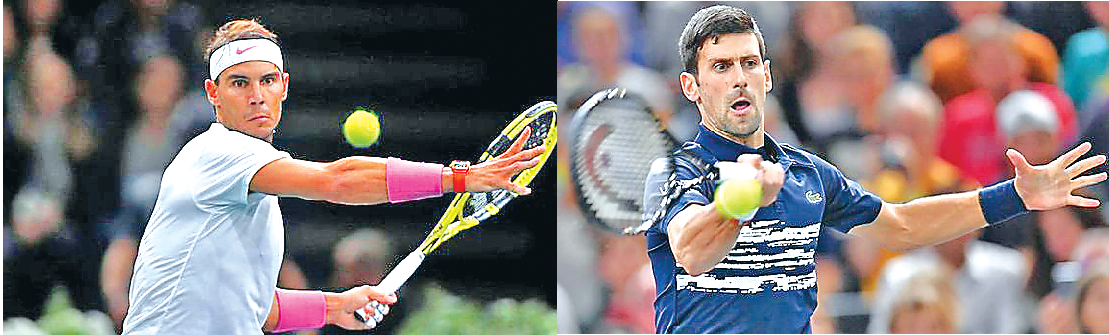 Tennis: Nadal , Djokovic, Quarter-finals, Paris Masters