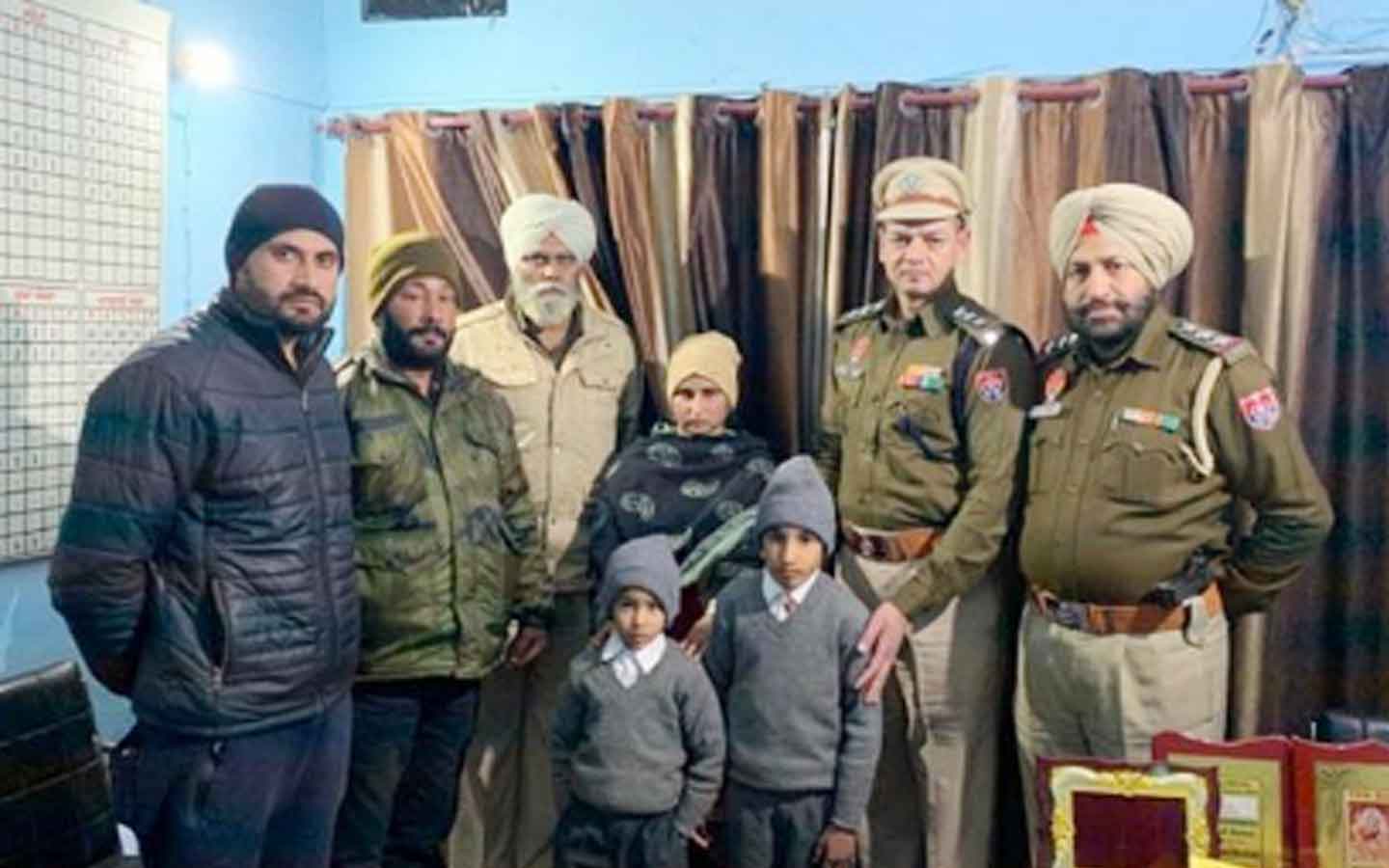 Kidnapped Children, recovered, Gurdaspur