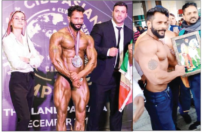 Satinder ,Flags , Asian , Body building