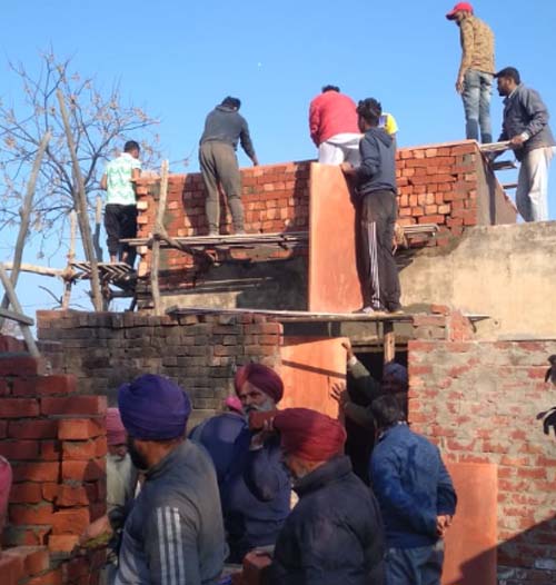 dera followers built a new house for a widow in Punjab