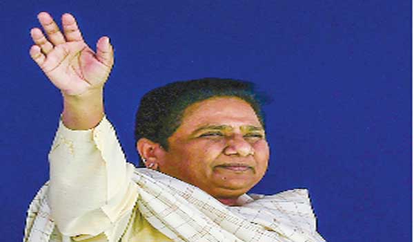 Mayawati is trying to save 