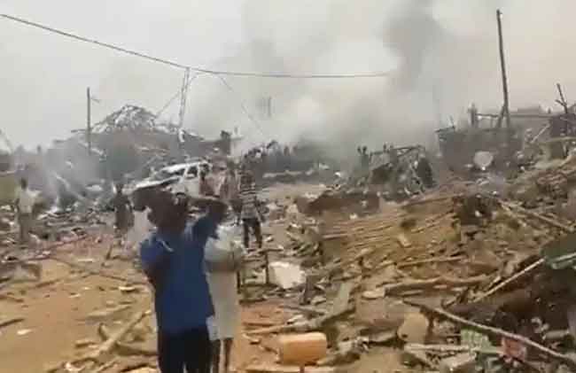 Explosion in Ghana Sachkahoon