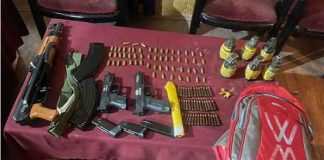 Arms Recovered Sachkahoon