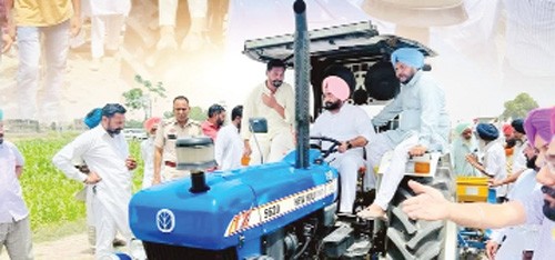 MLA Lady Dhose Direct Sowing Paddy