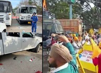 Chandigarh-Mohali border