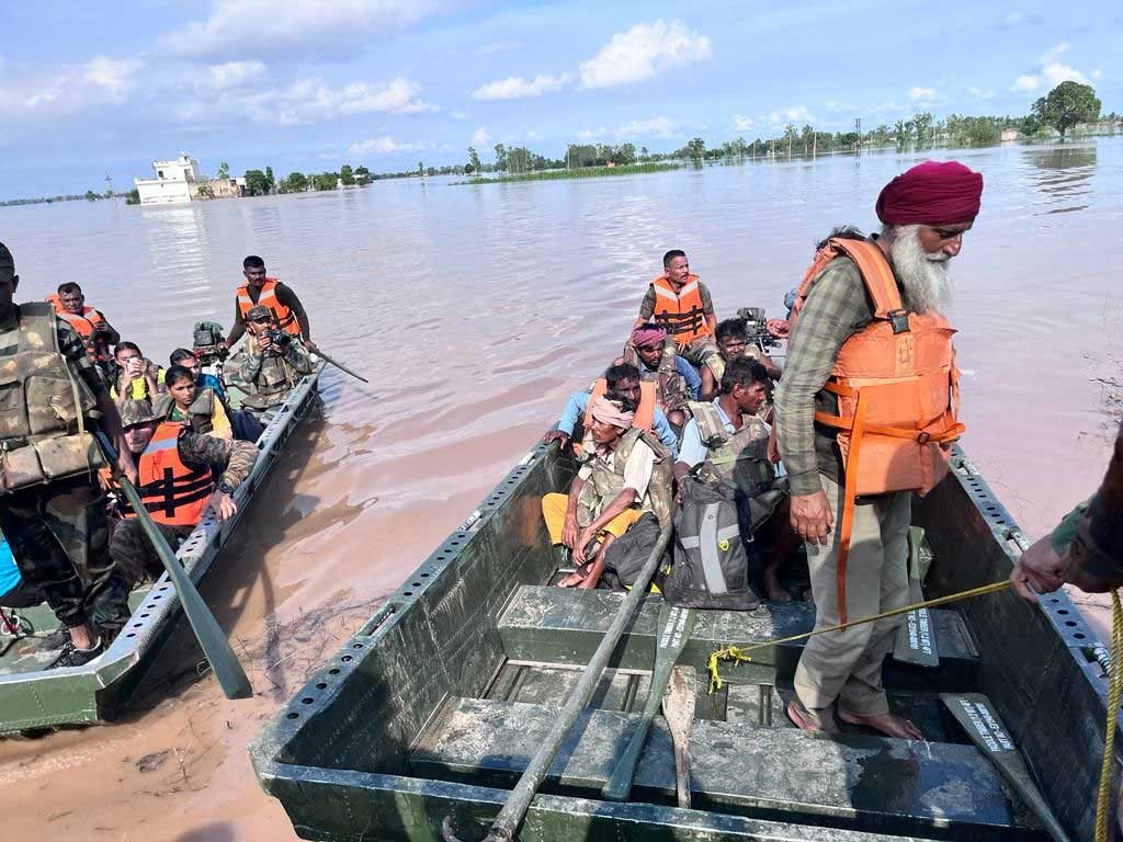 Flood in Ghaggar River